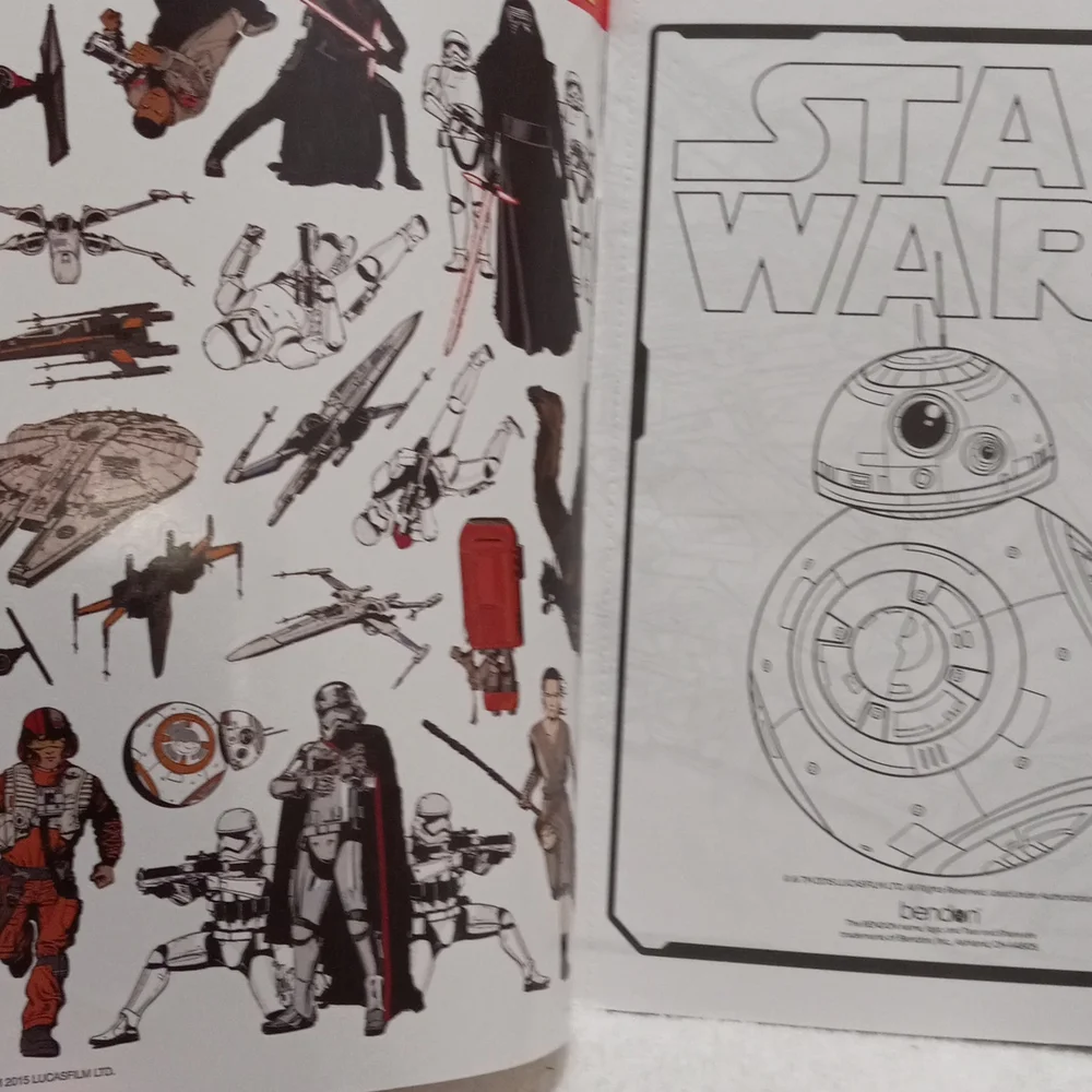 Star Wars Sticker Coloring Activity Book